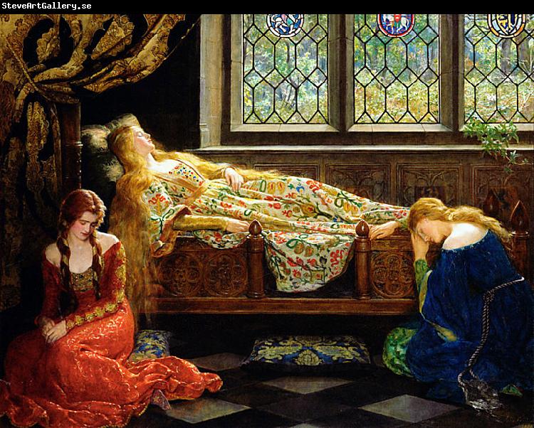 John Maler Collier The sleeping beauty